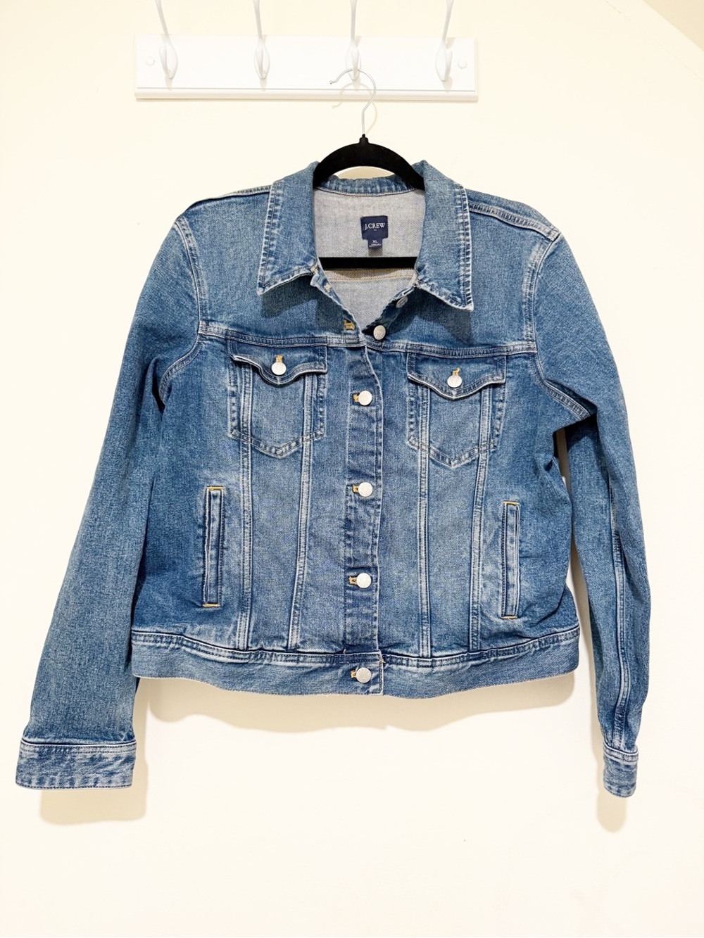 J. Crew Classic Medium Blue Denim Jacket